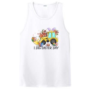 I Dig Easter Day Gift Easter Egg Floral PosiCharge Competitor Tank