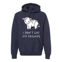 I Dont Eat My Friends Vegetarian Vegan Kawaii Anime Premium Hoodie