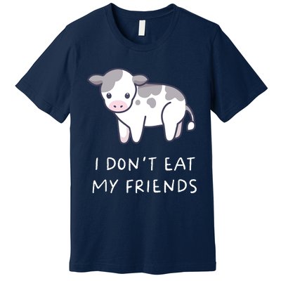 I Dont Eat My Friends Vegetarian Vegan Kawaii Anime Premium T-Shirt