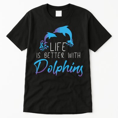 Inspiring Dolphin Enthusiasts Environmentalist Vintage Funny Tall T-Shirt