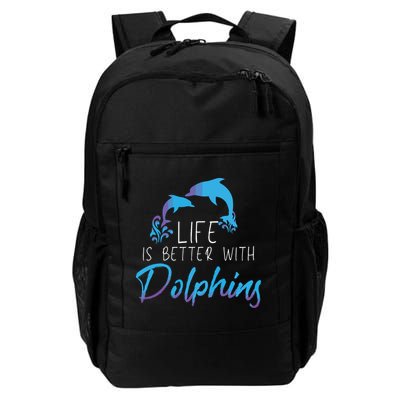Inspiring Dolphin Enthusiasts Environmentalist Vintage Funny Backpack