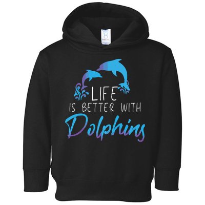 Inspiring Dolphin Enthusiasts Environmentalist Vintage Funny Toddler Hoodie