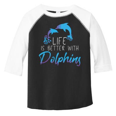 Inspiring Dolphin Enthusiasts Environmentalist Vintage Funny Toddler Fine Jersey T-Shirt