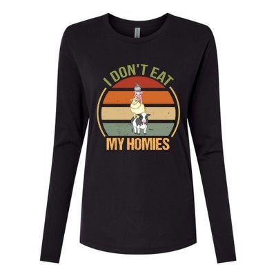 I Dont Eat My Homies Gift Womens Cotton Relaxed Long Sleeve T-Shirt