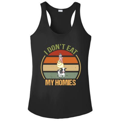 I Dont Eat My Homies Gift Ladies PosiCharge Competitor Racerback Tank