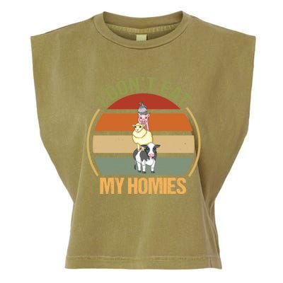 I Dont Eat My Homies Gift Garment-Dyed Women's Muscle Tee