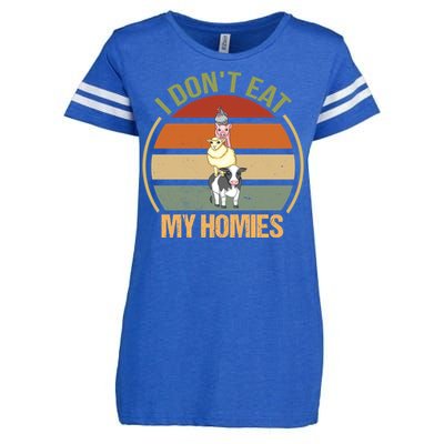 I Dont Eat My Homies Gift Enza Ladies Jersey Football T-Shirt