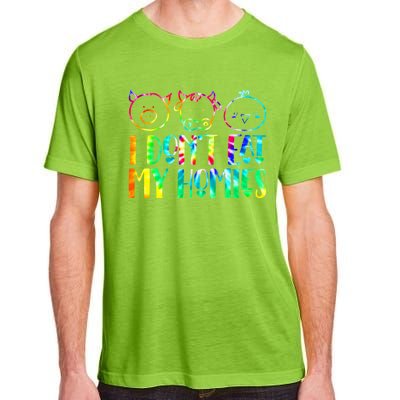 I Dont Eat My Homies Vegan Tie Dye Animals Lover Vegetarian Gift Adult ChromaSoft Performance T-Shirt