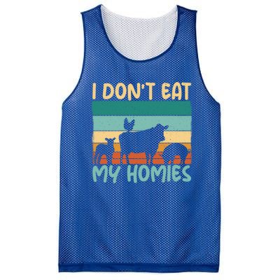 I Dont Eat My Homies Animal Lover Vegetable Lover Gift Mesh Reversible Basketball Jersey Tank