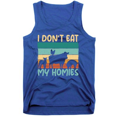 I Dont Eat My Homies Animal Lover Vegetable Lover Gift Tank Top