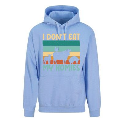 I Dont Eat My Homies Animal Lover Vegetable Lover Gift Unisex Surf Hoodie