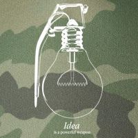 Idea Is A Powerful Weapon Light bulb Grenade Legacy Tie Dye Trucker Hat