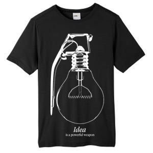 Idea Is A Powerful Weapon Light bulb Grenade Tall Fusion ChromaSoft Performance T-Shirt