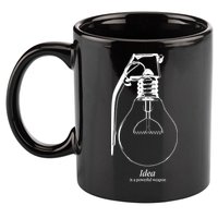 Idea Is A Powerful Weapon Light bulb Grenade 11oz C Handle Ceramic Mug