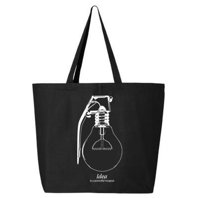 Idea Is A Powerful Weapon Light bulb Grenade 25L Jumbo Tote