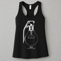 Idea Is A Powerful Weapon Light bulb Grenade Womens Tank Top