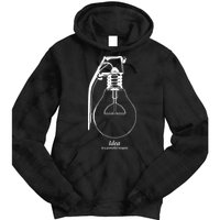 Idea Is A Powerful Weapon Light bulb Grenade Tie Dye Hoodie