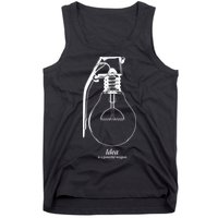 Idea Is A Powerful Weapon Light bulb Grenade Tank Top