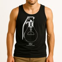 Idea Is A Powerful Weapon Light bulb Grenade Tank Top