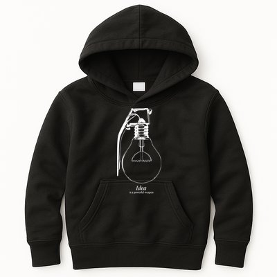 Idea Is A Powerful Weapon Light bulb Grenade Kids Hoodie