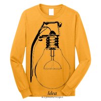 Idea Is A Powerful Weapon Light bulb Grenade Long Sleeve Shirt