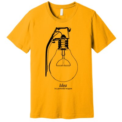 Idea Is A Powerful Weapon Light bulb Grenade Premium T-Shirt