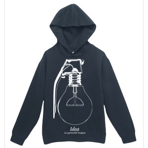 Idea Is A Powerful Weapon Light bulb Grenade Urban Pullover Hoodie