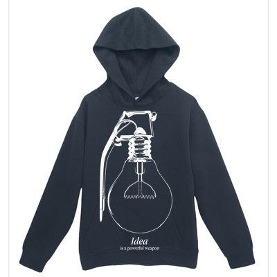 Idea Is A Powerful Weapon Light bulb Grenade Urban Pullover Hoodie