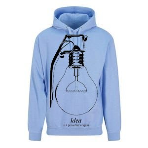 Idea Is A Powerful Weapon Light bulb Grenade Unisex Surf Hoodie