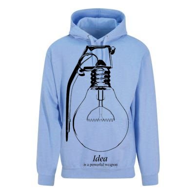 Idea Is A Powerful Weapon Light bulb Grenade Unisex Surf Hoodie