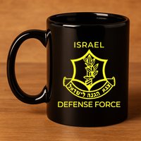 Israel Defense Force IDF  11oz C Handle Ceramic Mug