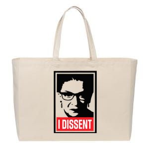 I Dissent Feminist Gifts For Women Cotton Canvas Jumbo Tote