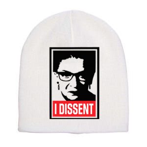 I Dissent Feminist Gifts For Women Short Acrylic Beanie