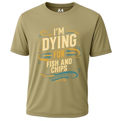 IM Dying For Fish And Chips Cooling Performance Crew T-Shirt