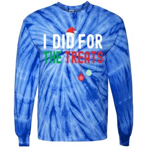 I Did For The Treats Matching Family Christmas Gift Tie-Dye Long Sleeve Shirt