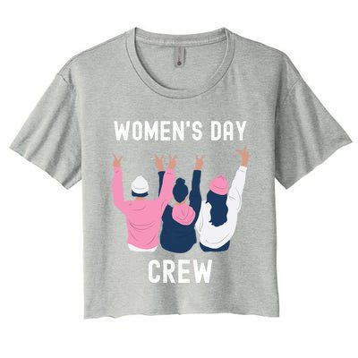 International Day Funny Outfit Quotes Family Cool Gift Women's Crop Top Tee