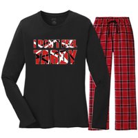 I DonT Feel Tardy Women's Long Sleeve Flannel Pajama Set 