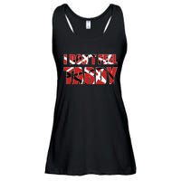 I DonT Feel Tardy Ladies Essential Flowy Tank