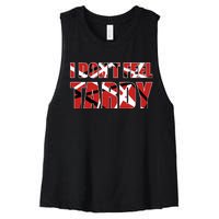 I DonT Feel Tardy Women's Racerback Cropped Tank