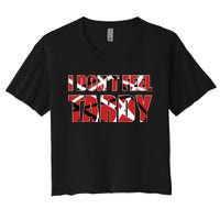 I DonT Feel Tardy Women's Crop Top Tee