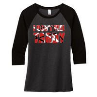 I DonT Feel Tardy Women's Tri-Blend 3/4-Sleeve Raglan Shirt