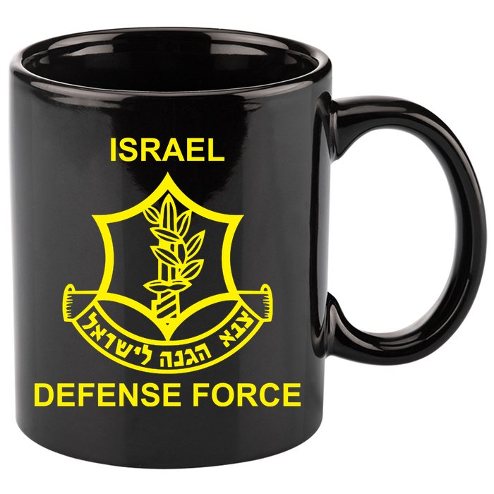 Israel Defense Force 11oz C Handle Ceramic Mug