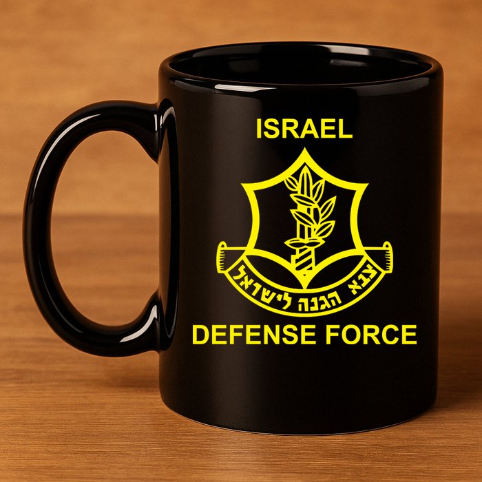 Israel Defense Force 11oz C Handle Ceramic Mug