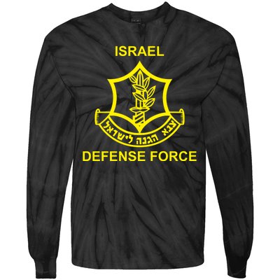 Israel Defense Force Tie-Dye Long Sleeve Shirt