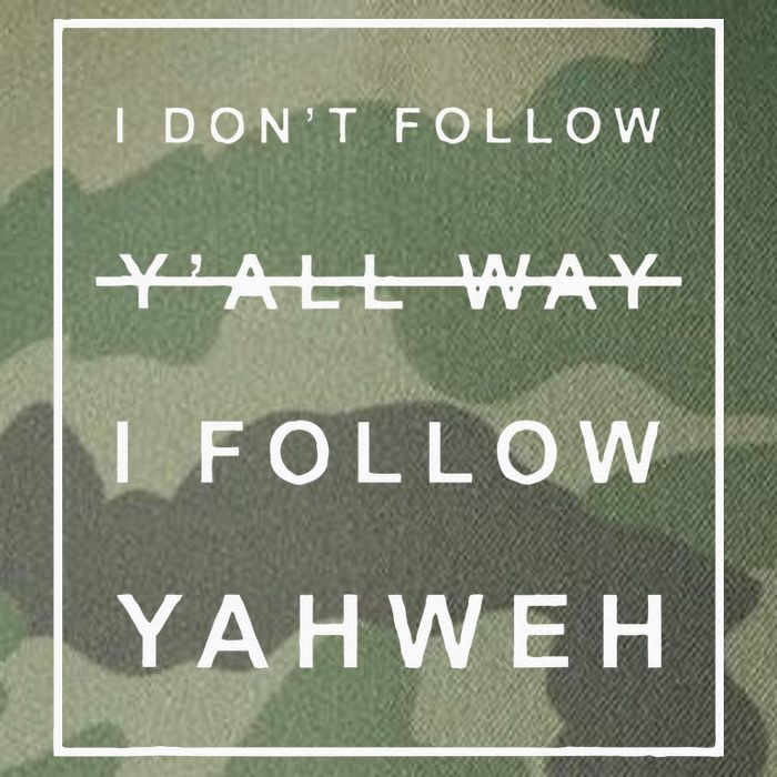 I Dont Follow Yall Way I Follow Yahweh Christian Believer Legacy Tie Dye Trucker Hat