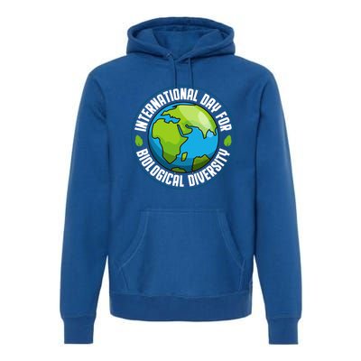 International Day For Biological Diversity Biodiversity Week Funny Gift Premium Hoodie