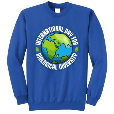 International Day For Biological Diversity Biodiversity Week Funny Gift Tall Sweatshirt