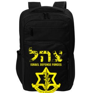 Israel Defense Forces IDF Israeli Army Military IDF  Impact Tech Backpack