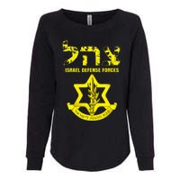 Israel Defense Forces IDF Israeli Army Military IDF  Womens California Wash Sweatshirt