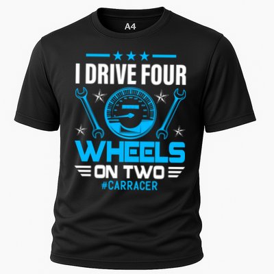 I Drive Four Wheels On Two Race Car Cute Gift Performance Shirt